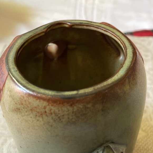 Vintage UTCTI Stoneware Pig Creamer pitcher & mug cup Made in Japan - Picture 5 of 12